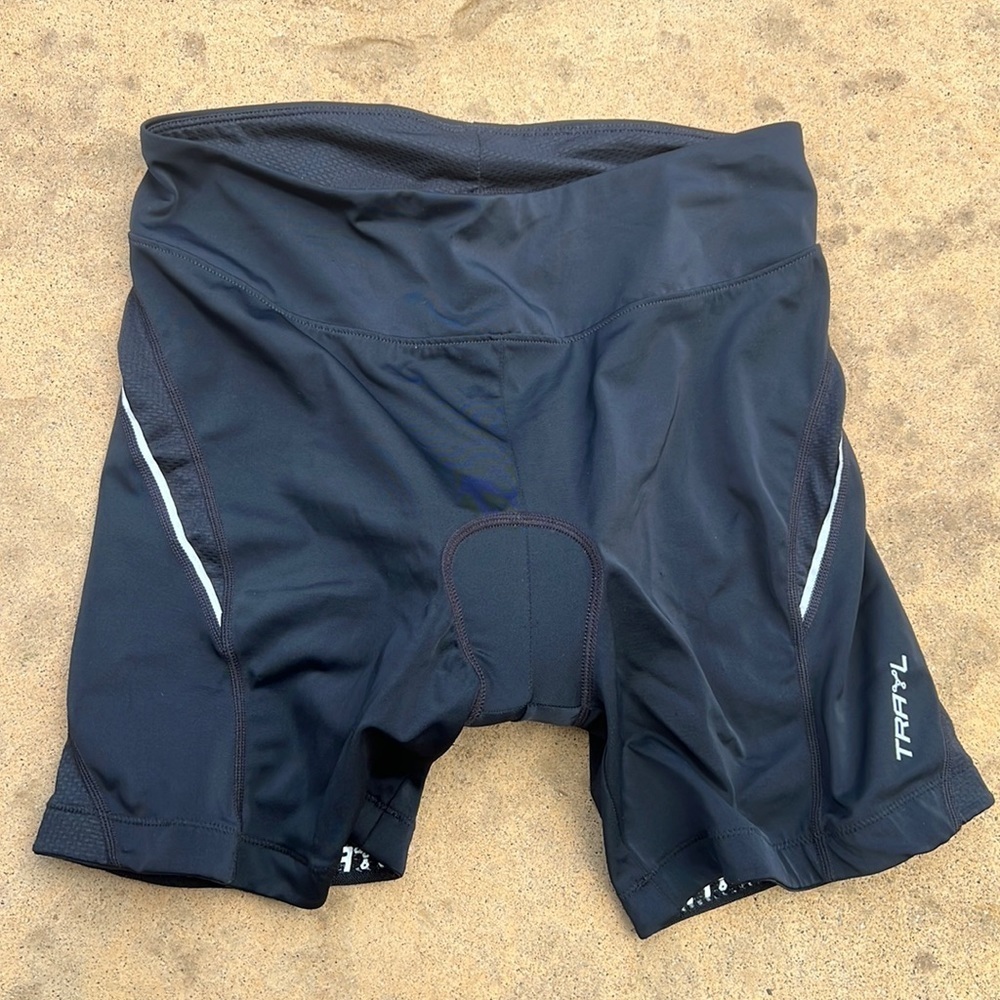 Trayl Black Padded Men's Cycle Shorts Size M